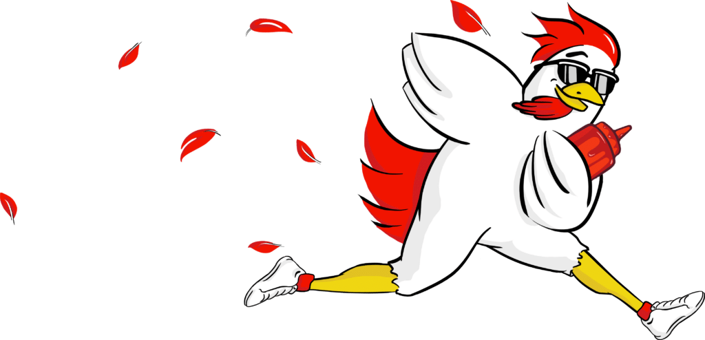 The Chicken Guy! running
