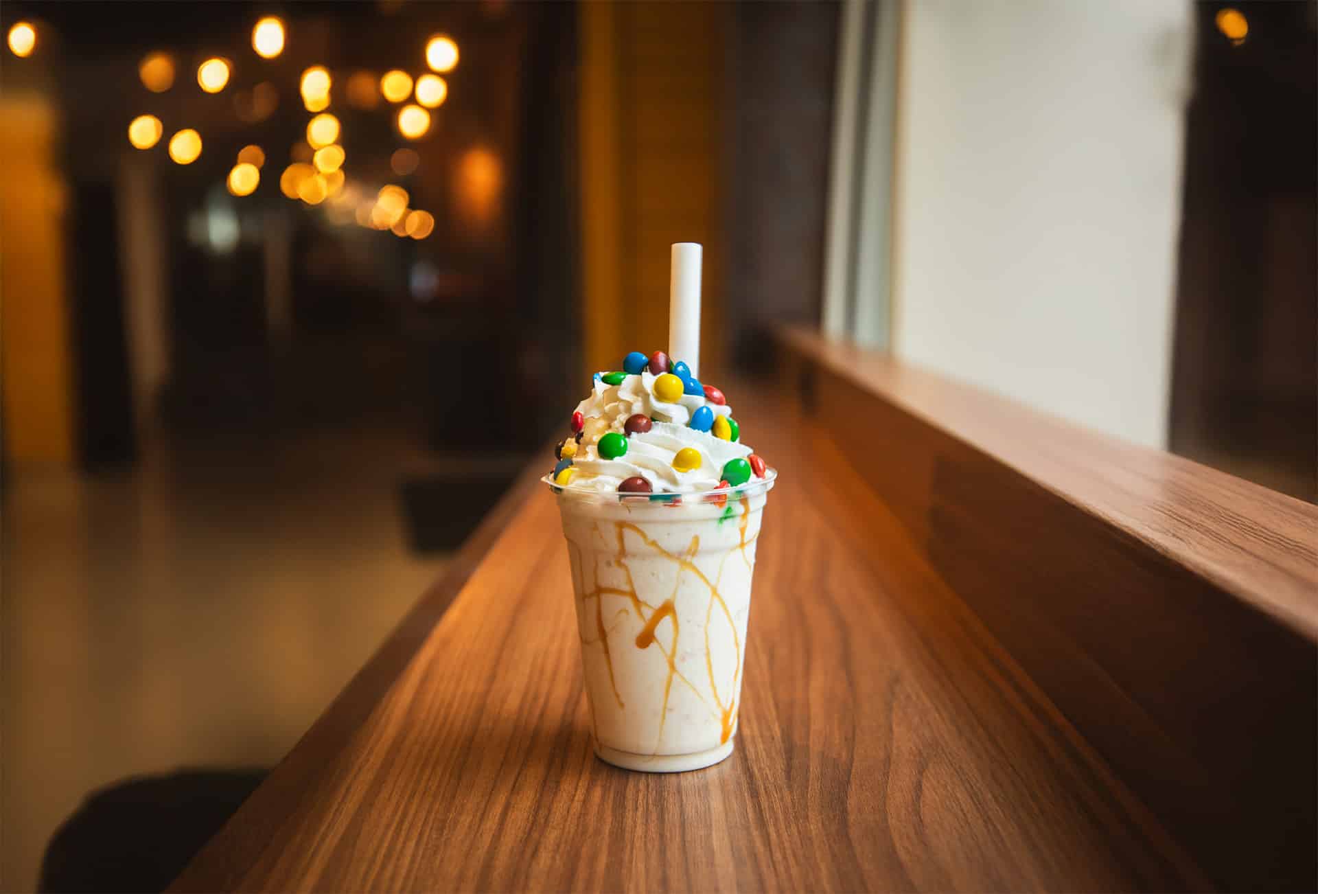 Holiday Cookie Shake on a counter