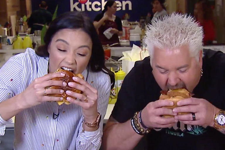 How To Make A Fire Fried Chicken Sandwich With Guy Fieri Exclusive Chicken Guy